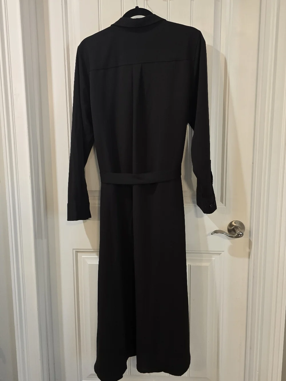 Alfani Black Shirt Dress with Tie Waist - Picture 5 of 7